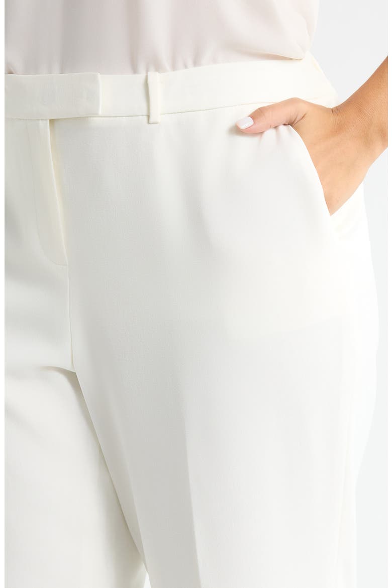 Flat Front Straight Leg Pants, Alternate, color, VANILLA ICE