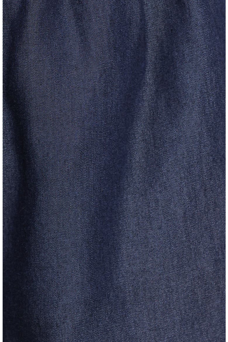 Aaliyah Chambray Shorts, Alternate, color, DARK WASH