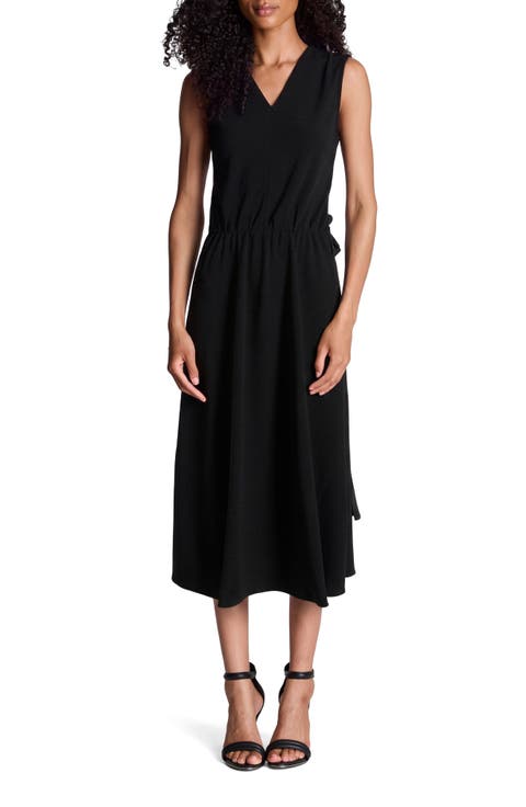 Asymmetric Hem Sleeveless Dress