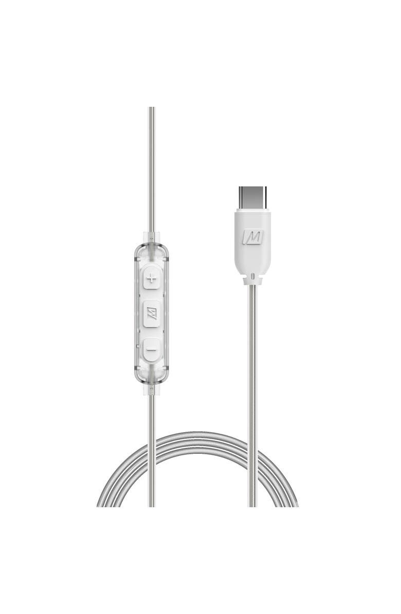 MEE audio M6 In-Ear Sports Headphones with Memory Wire and Headset, Alternate, color, Clear