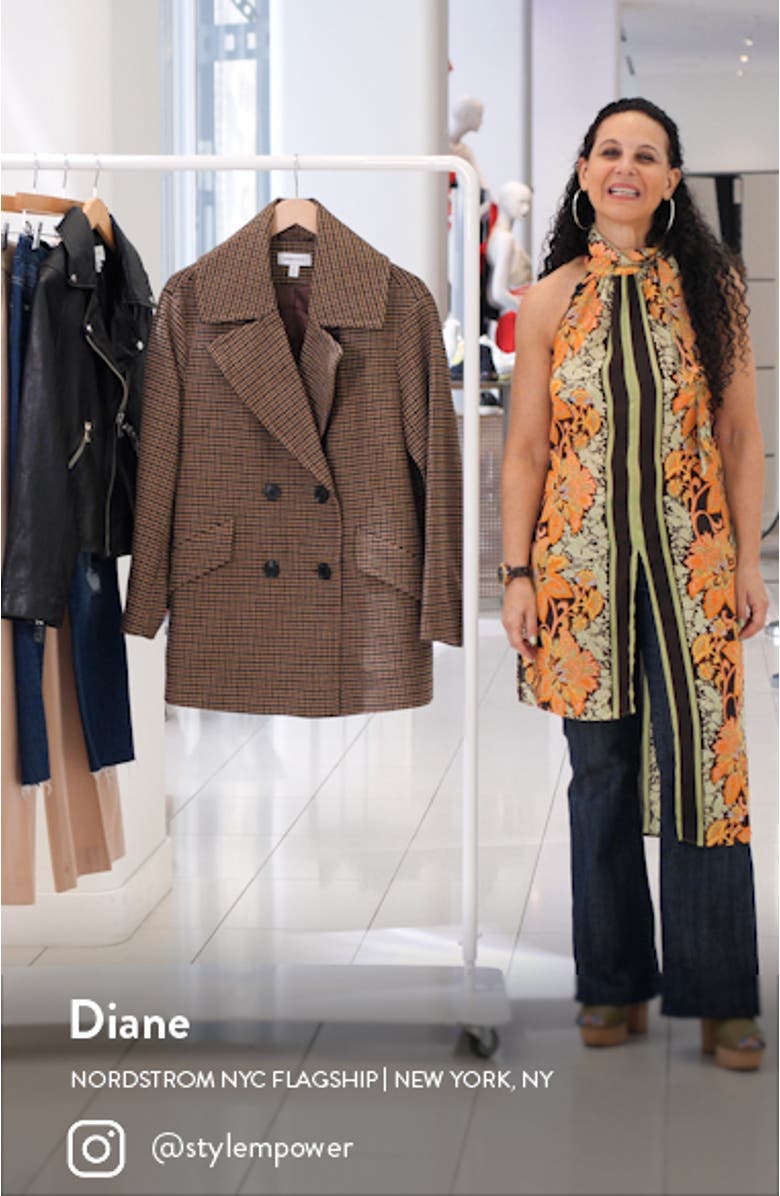 Short Herringbone Peacoat, sales video thumbnail