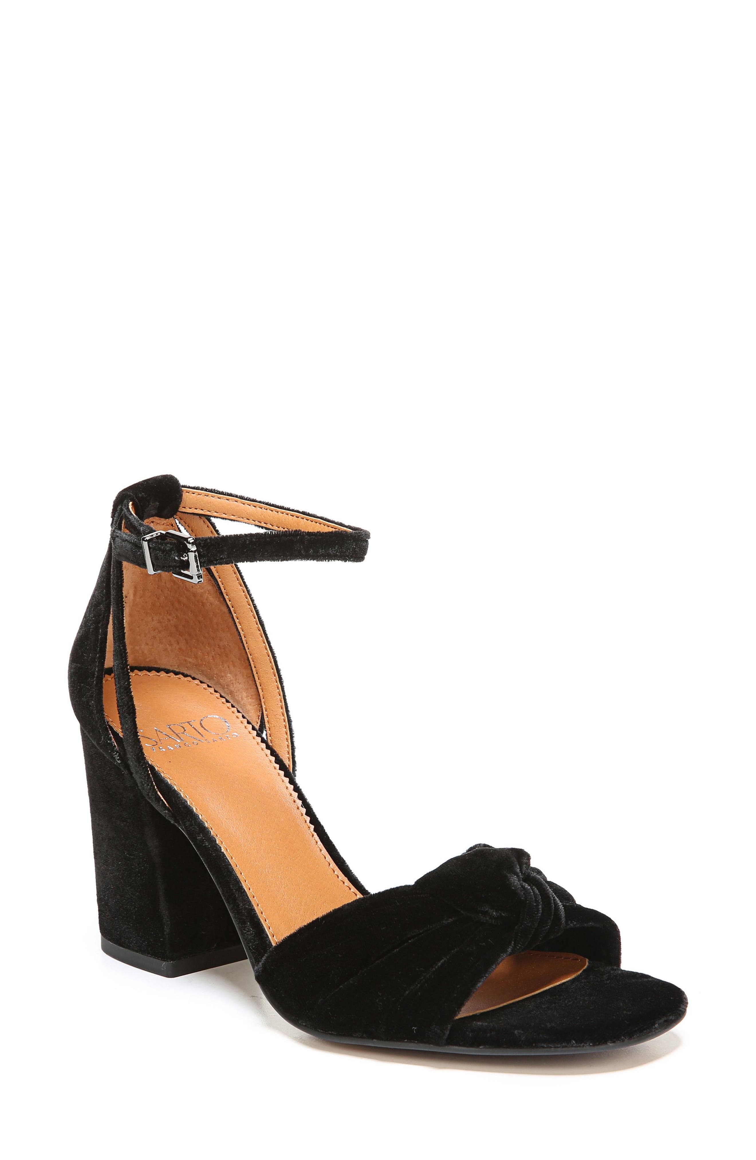 SARTO by Franco Sarto Edana Knotted Block Heel Sandal, Main, color, 