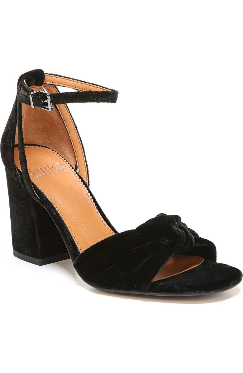 SARTO by Franco Sarto Edana Knotted Block Heel Sandal, Main, color,