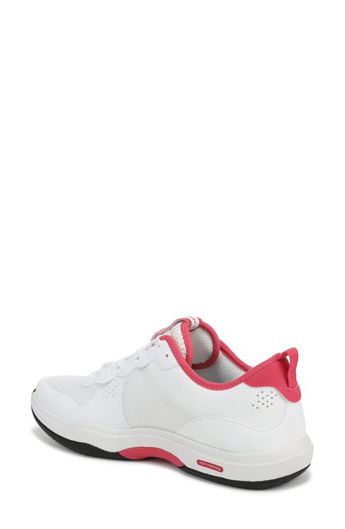 Ryka Rykä Court Agility Sneaker In White/popstar Pink