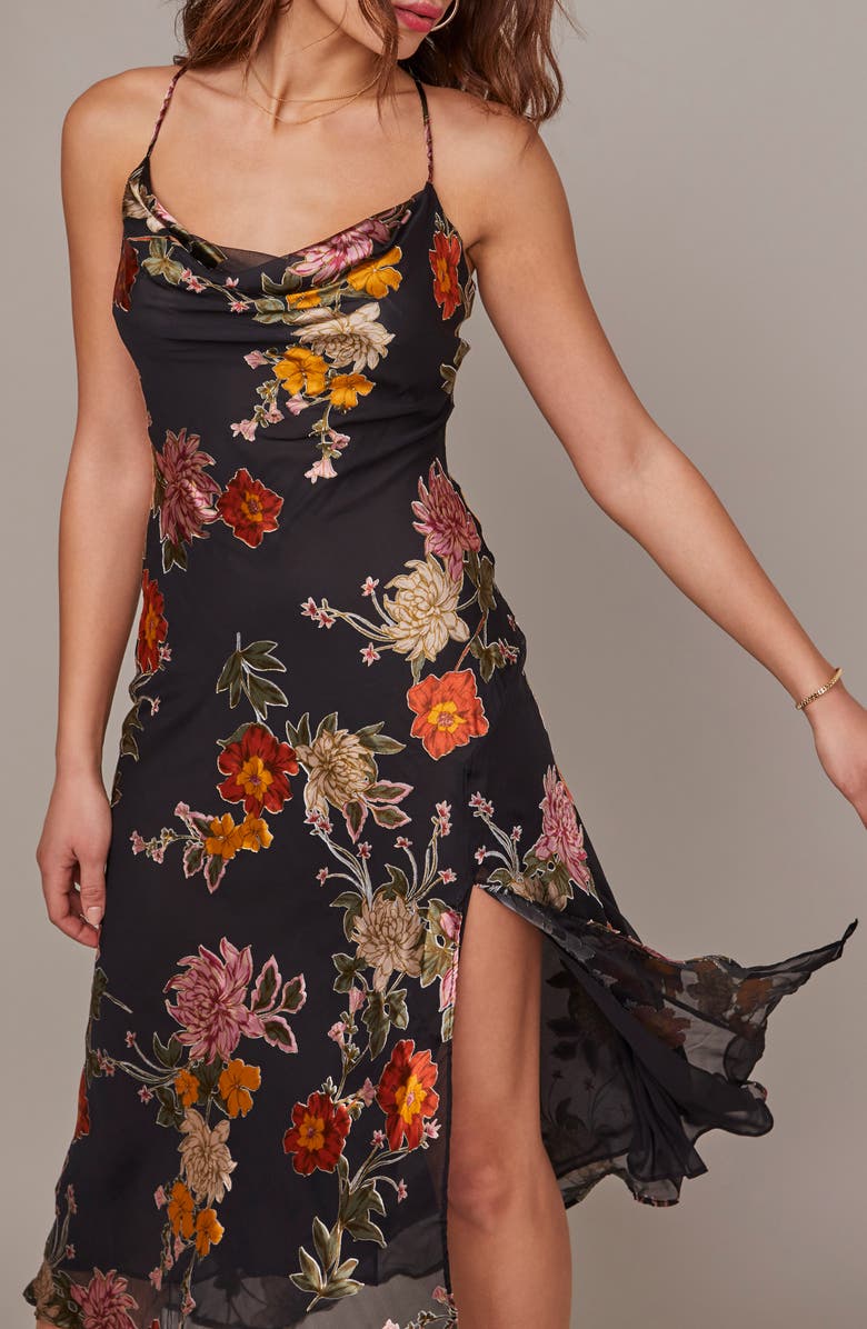 ASTR the Label Gaia Midi Dress, Alternate, color, 