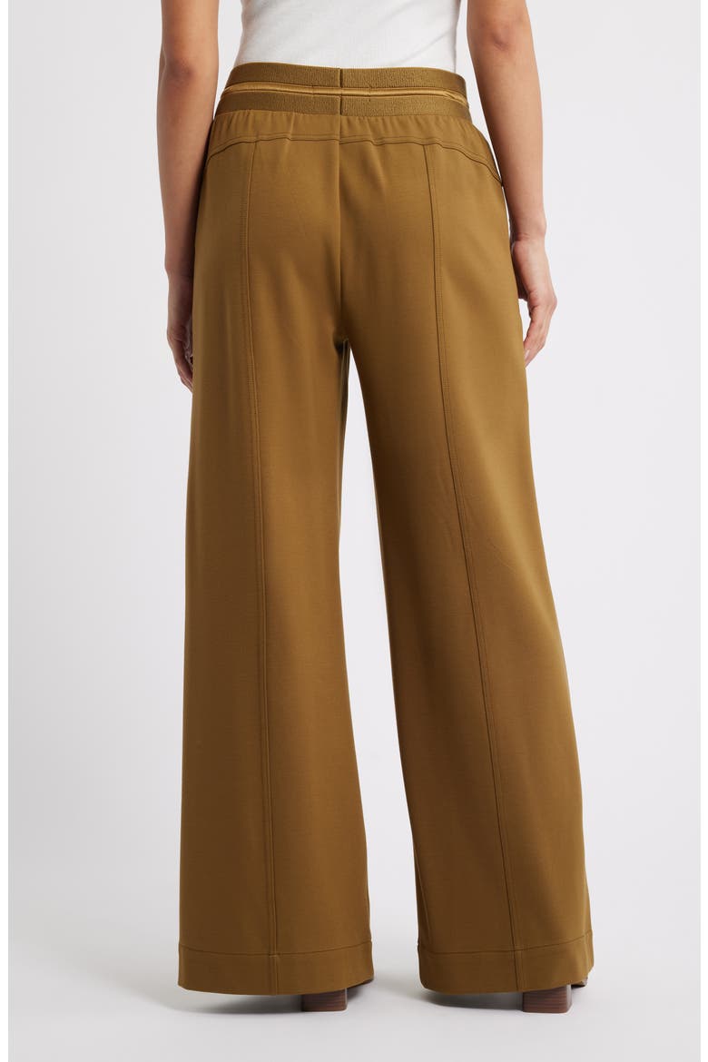 Glider Skyrise Wide Leg Drawstring Pants, Alternate, color, GOLDEN OLIVE