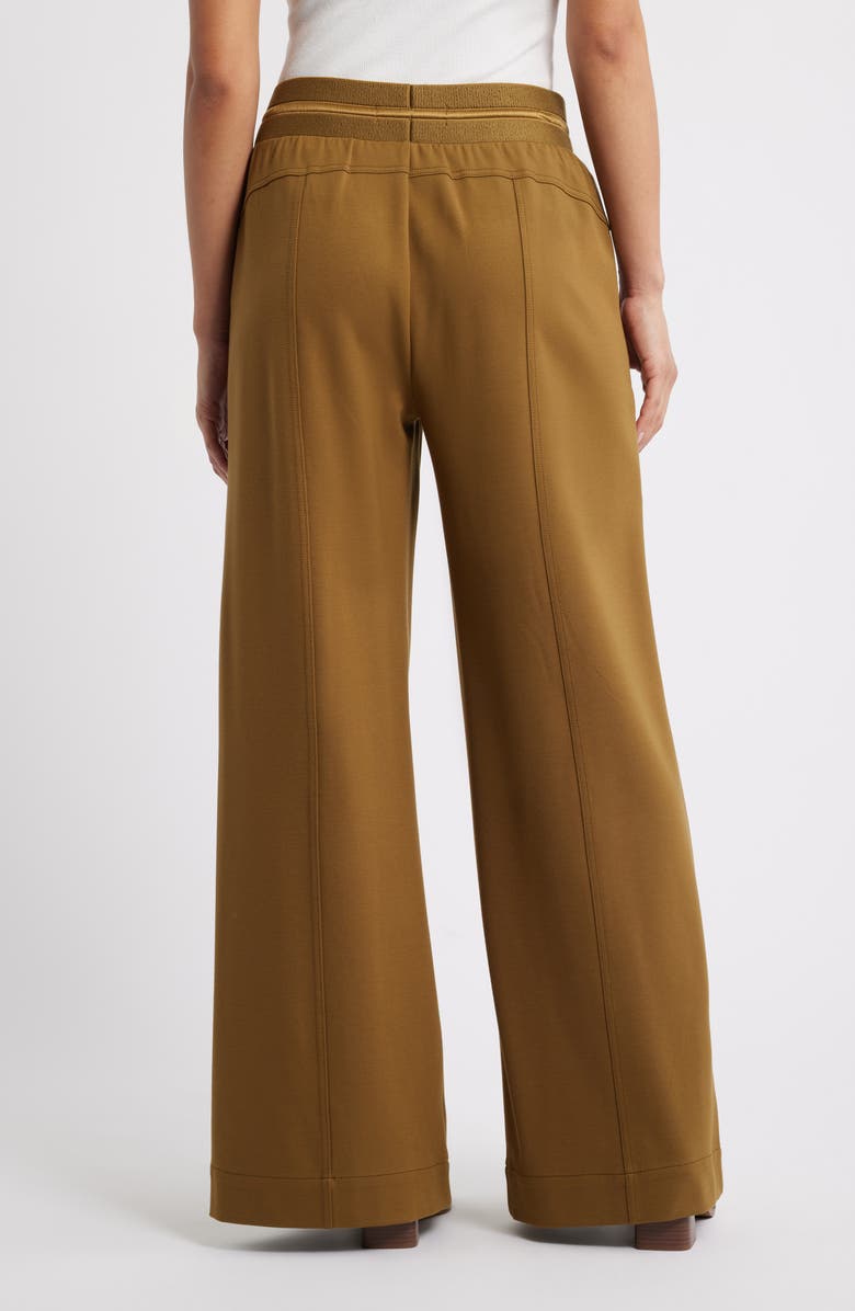 Wit & Wisdom Glider Skyrise Wide Leg Drawstring Pants, Alternate, color, Golden Olive