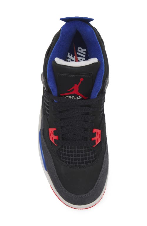 Nike Air Jordan 4 Retro Basketball Sneaker In Black