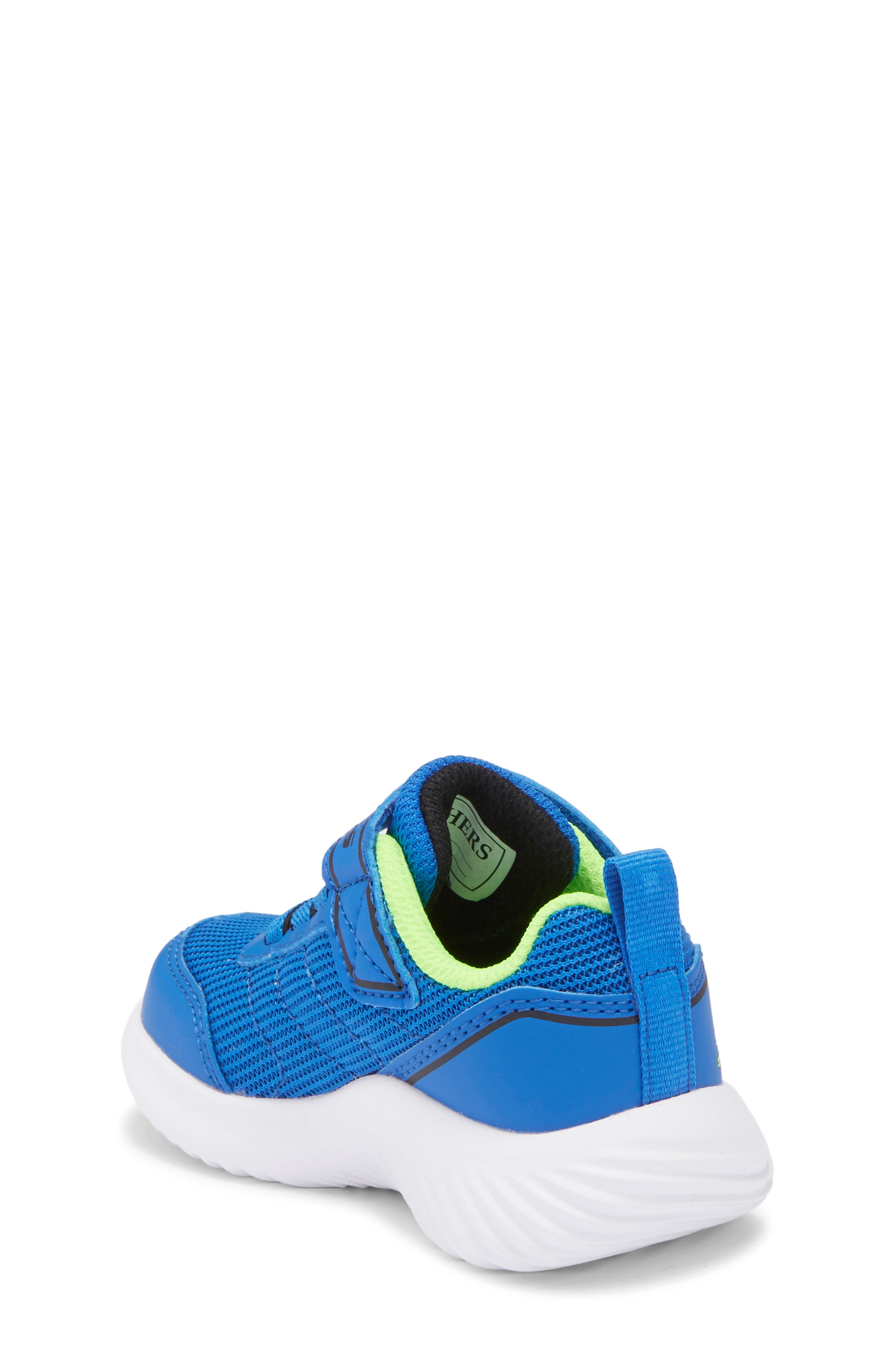 SKECHERS Kids' Bounder Sneaker, Alternate, color, Blue/Lime