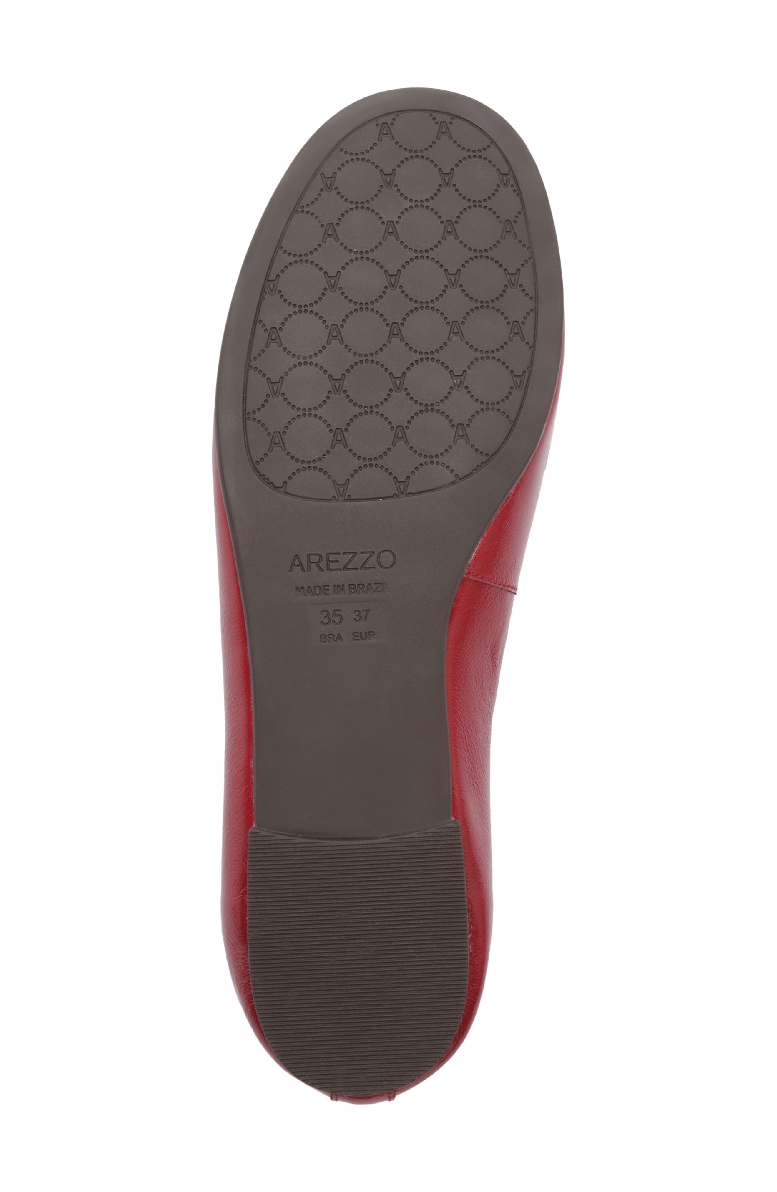 Shae Ballet Flat, Alternate, color, PASSION RED
