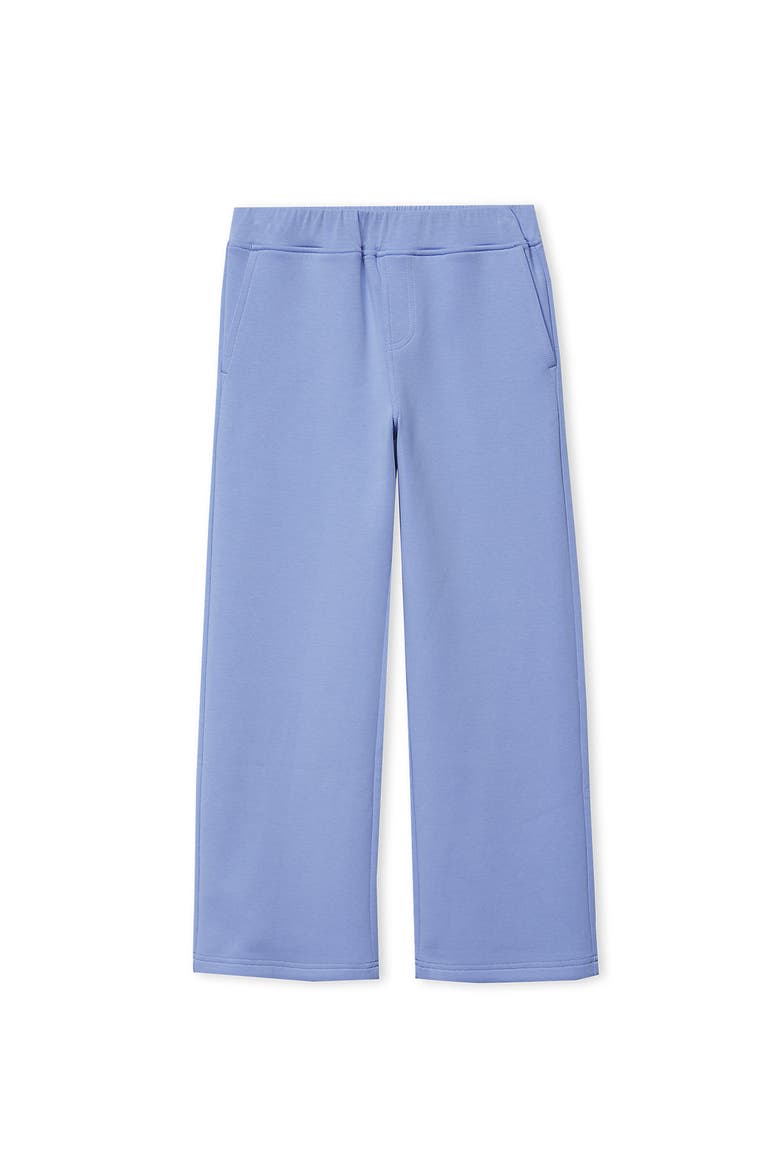 Girls Knit Wide Leg Pull On Pants, Main, color, Pale Iris Purple