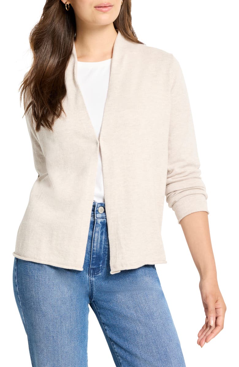 NIC+ZOE Hooked Up Cardigan, Main, color, Sugar Cookie