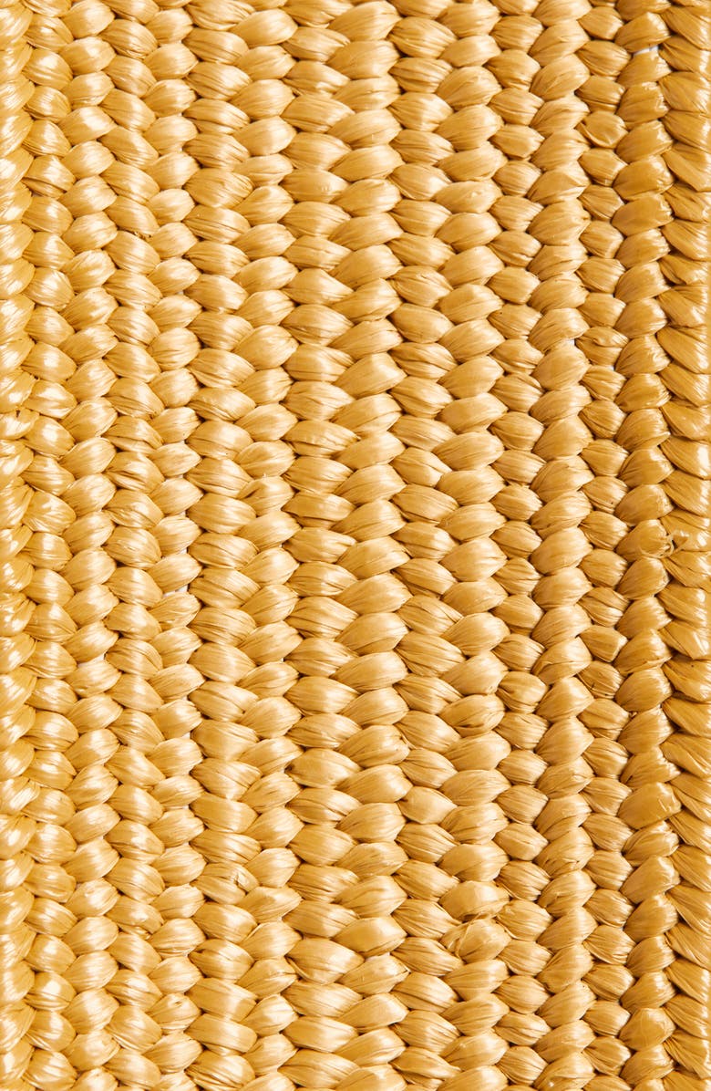 Kate Spade New York straw stretch belt, Alternate, color, True White