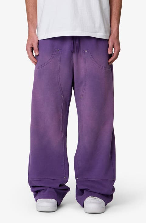 West Baggy Fit Double Knee Sweatpants