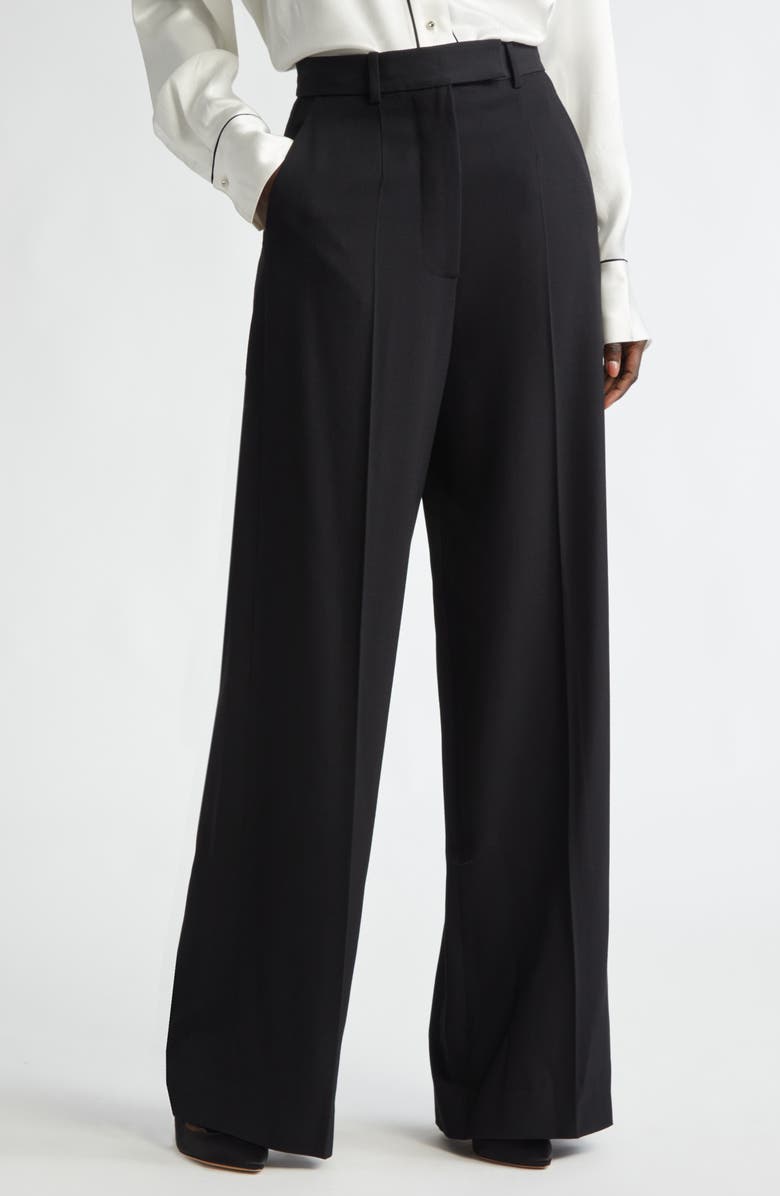 ST. JOHN Tailored Wide Leg Trousers, Main, color,