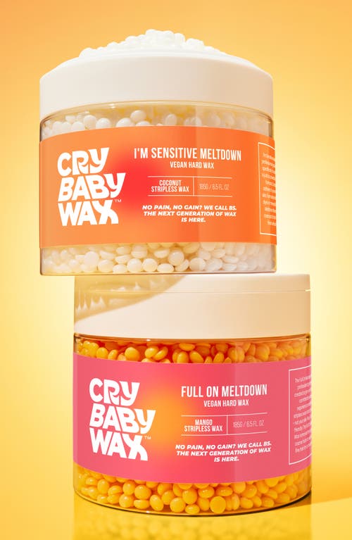 Crybaby Wax I'm Sensitive Meltdown Vegan Hard Wax In No Color