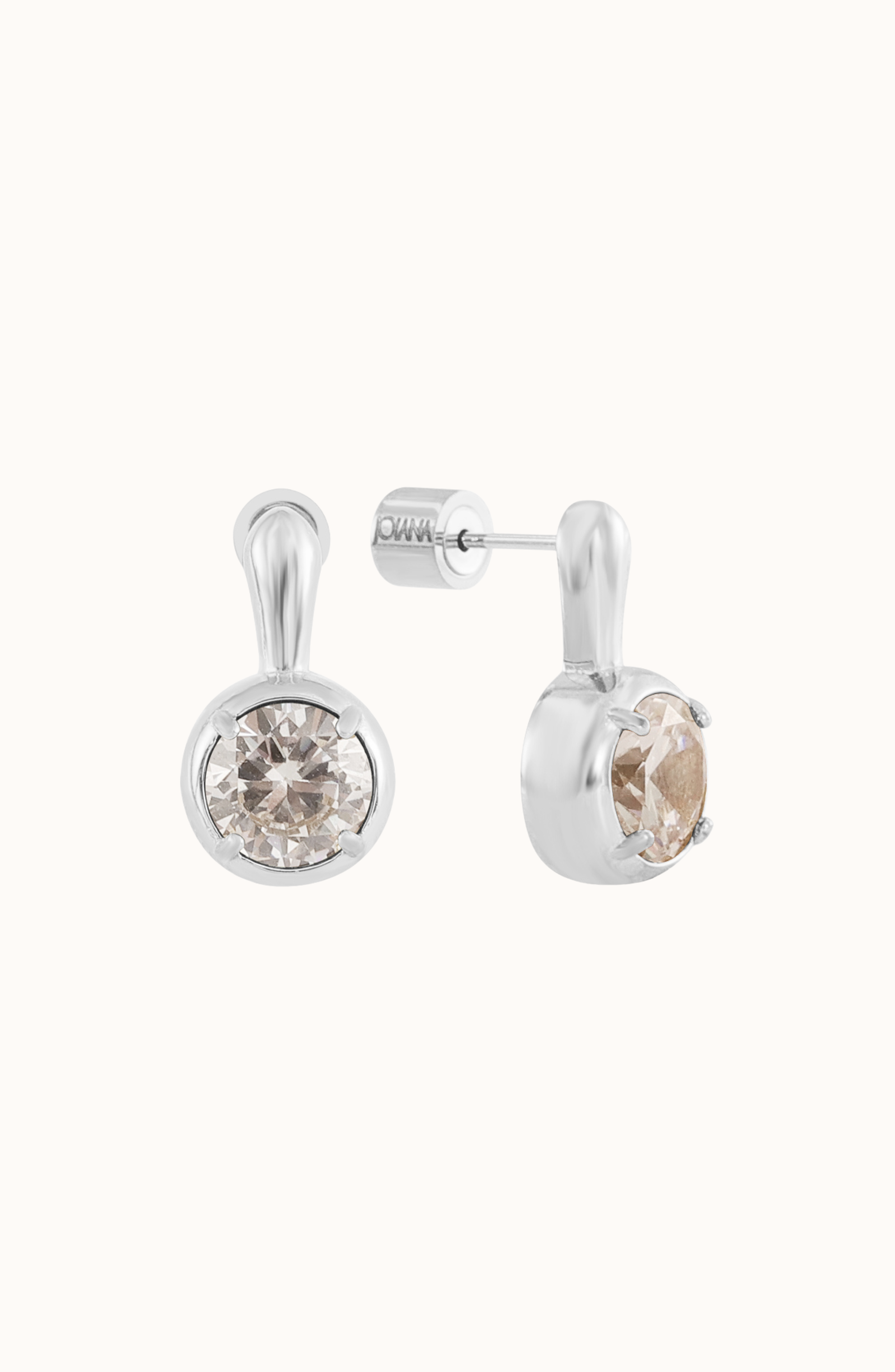 Crystal / White Silver / 8mm