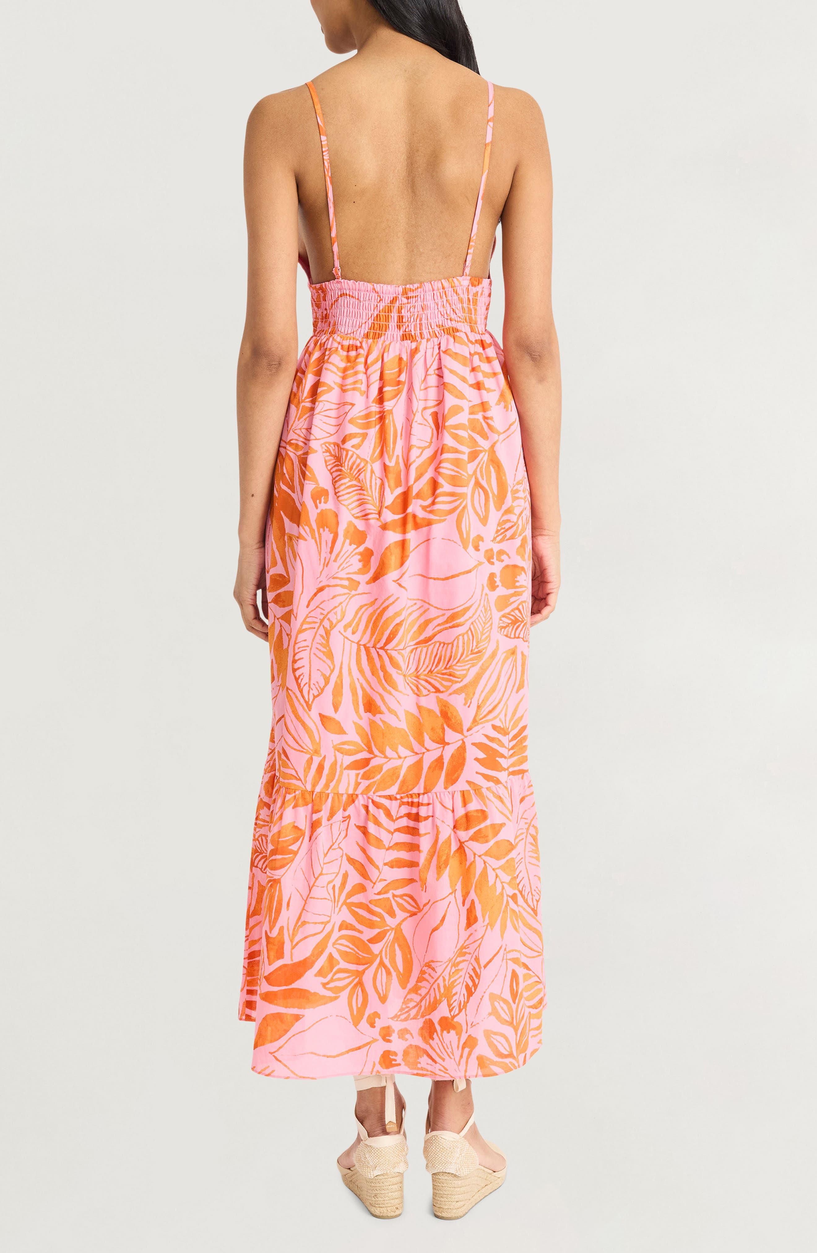 The Good Journey Tropical Print Tiered Cotton Sundress Nordstromrack — free download