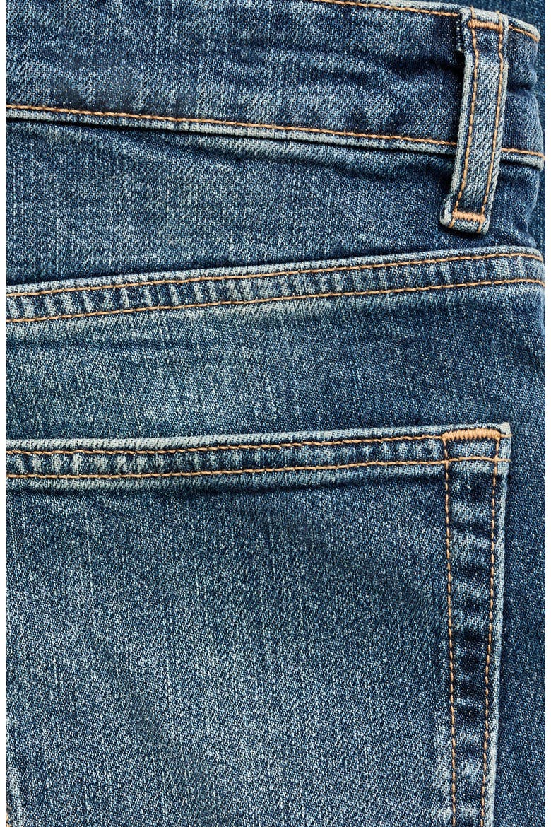 Claudia Crop Slim Fit Jeans, Alternate, color, DARK BLUE