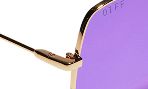 DIFF DIFF IRIS 59MM SQUARE SUNGLASSES
