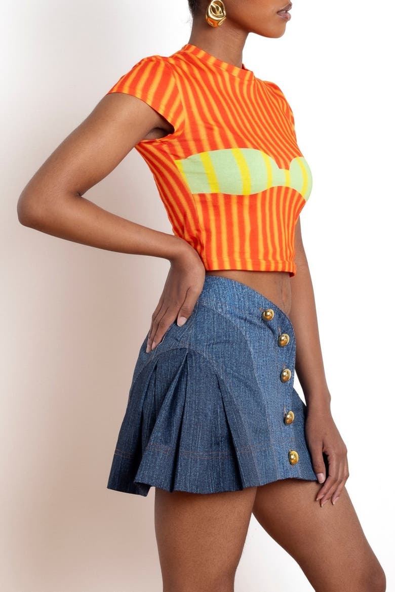 Sundaze Crop, Alternate, color, Orange