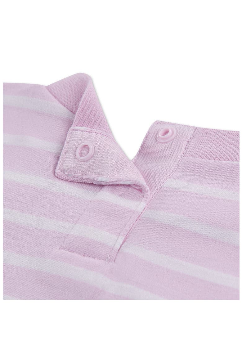 Swoosh Romper, Alternate, color, PINK FOAM