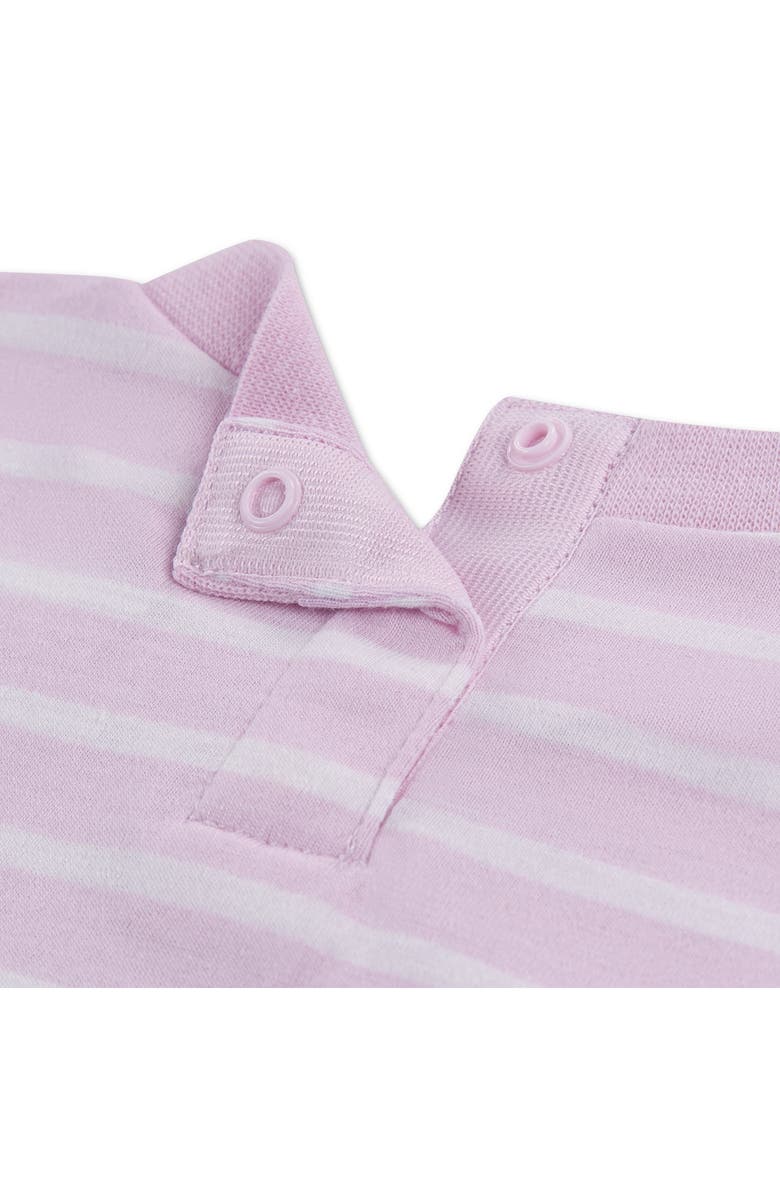 Nike Kids' Essentials Short Sleeve Romper, Alternate, color, Pink Foam