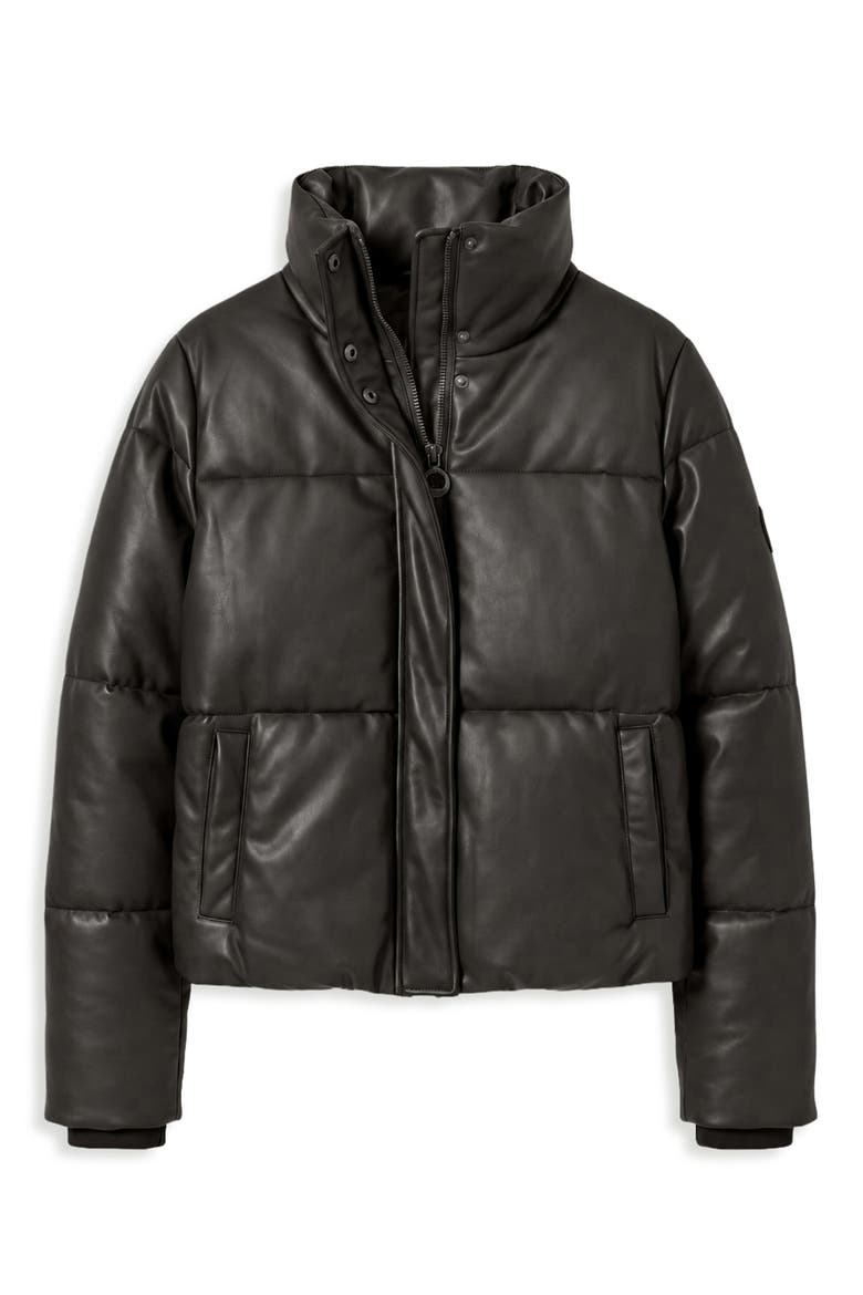 Evita-X Water Resistant Crop Puffer Jacket, Alternate, color, ESPRESSO