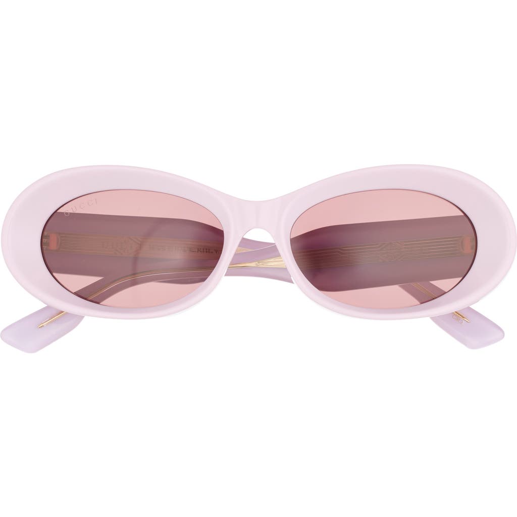 Gucci 54mm Oval Sunglasses In Multi