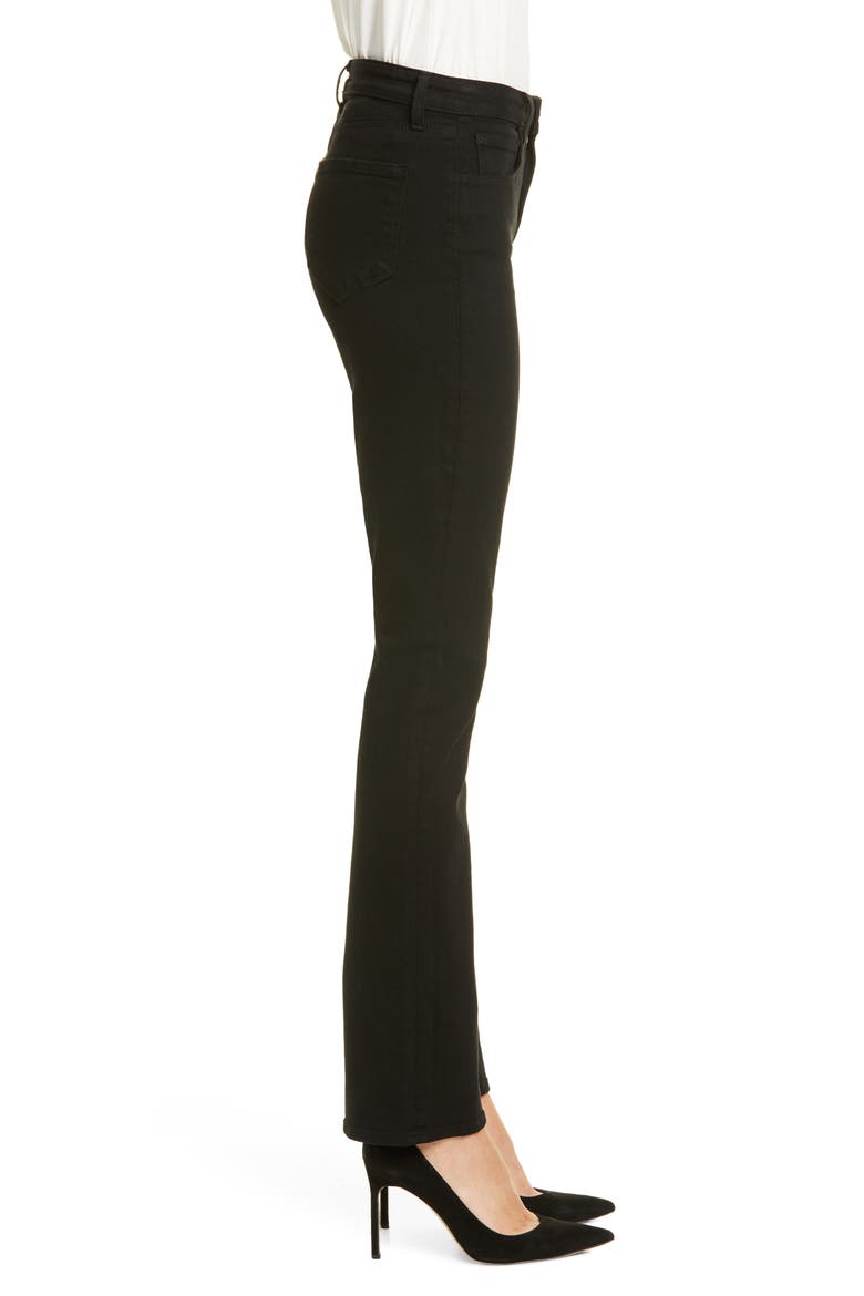 Oriana Straight Leg Jeans, Alternate, color, NOIR