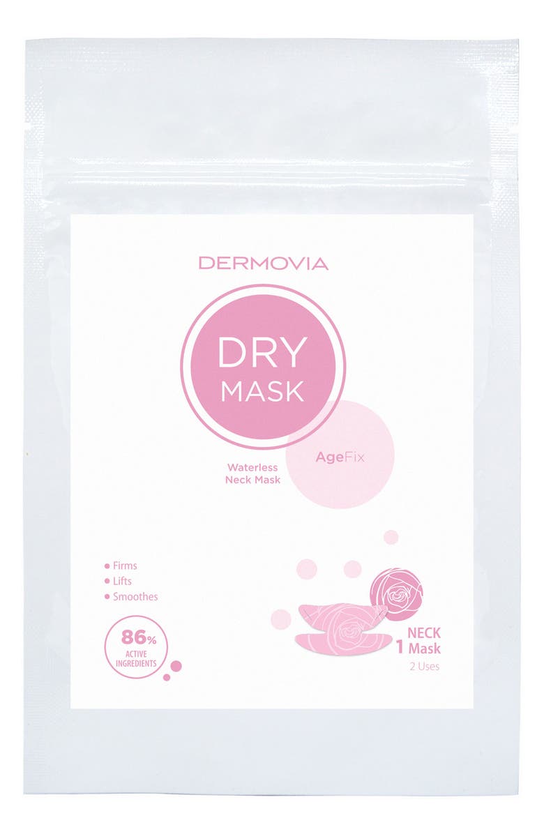 Dermovia DRY Mask AgeFix Waterless Neck Mask, Main, color,