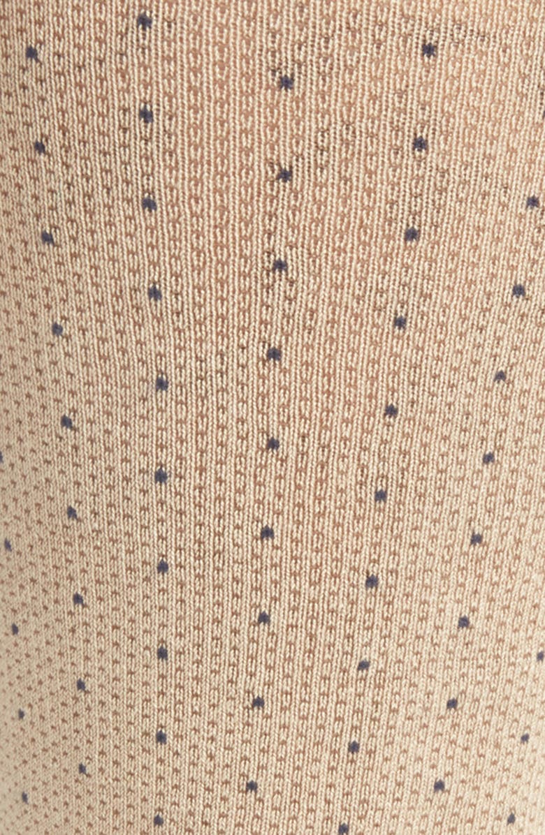 EDWARD ARMAH Dot Mélange Compression Dress Socks, Alternate, color,