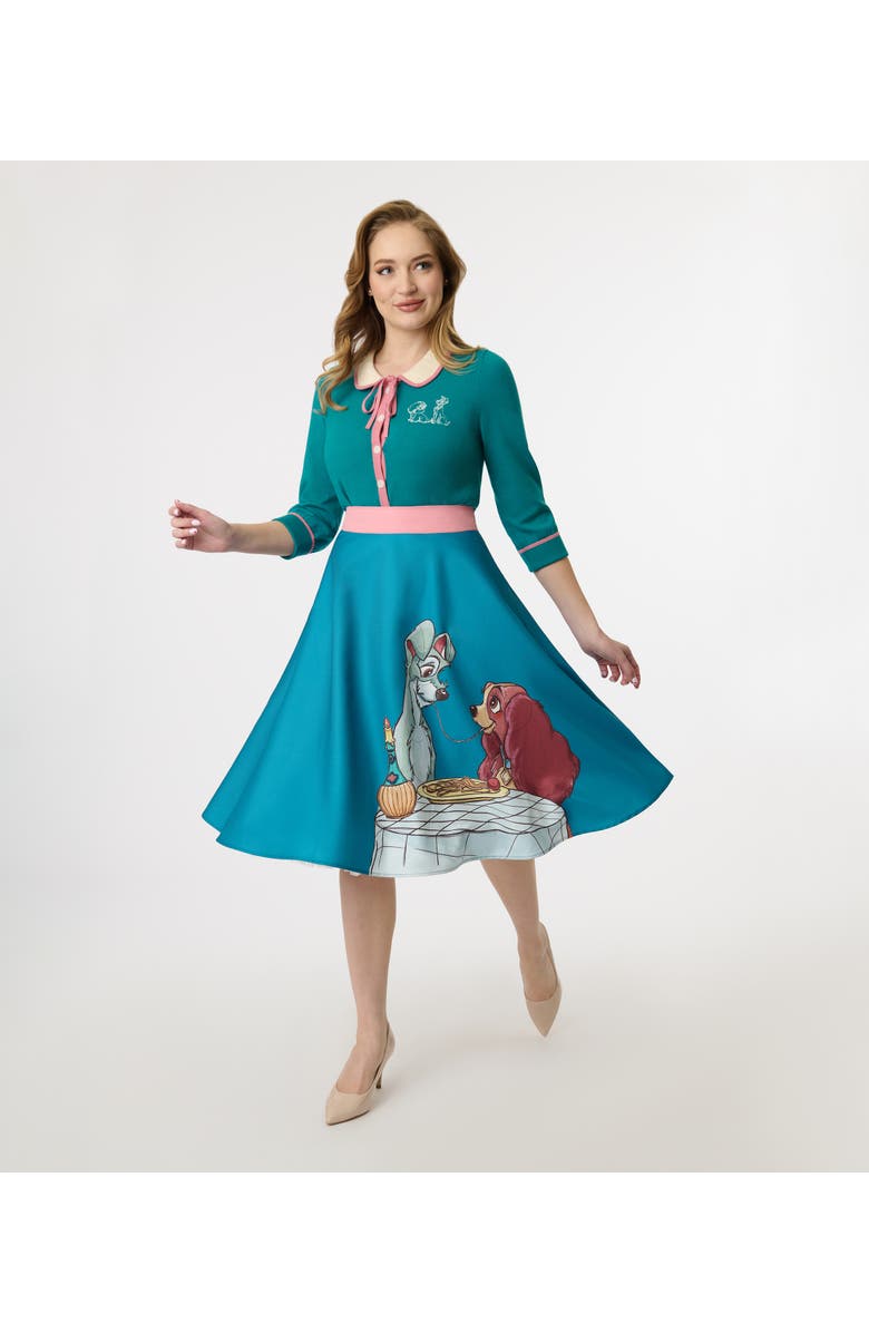 Unique Vintage Vivien Swing Skirt, Main, color, 