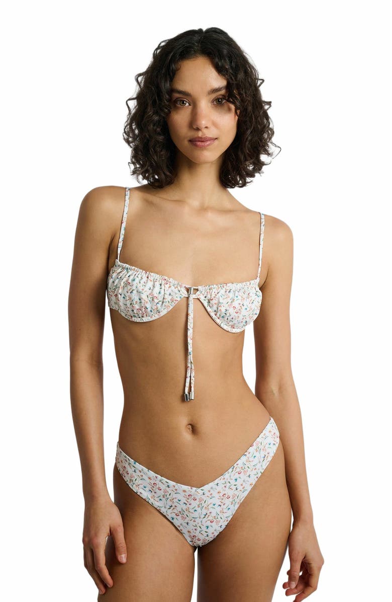 Onia Chiara Bikini Bottom, Alternate, color, White Multi