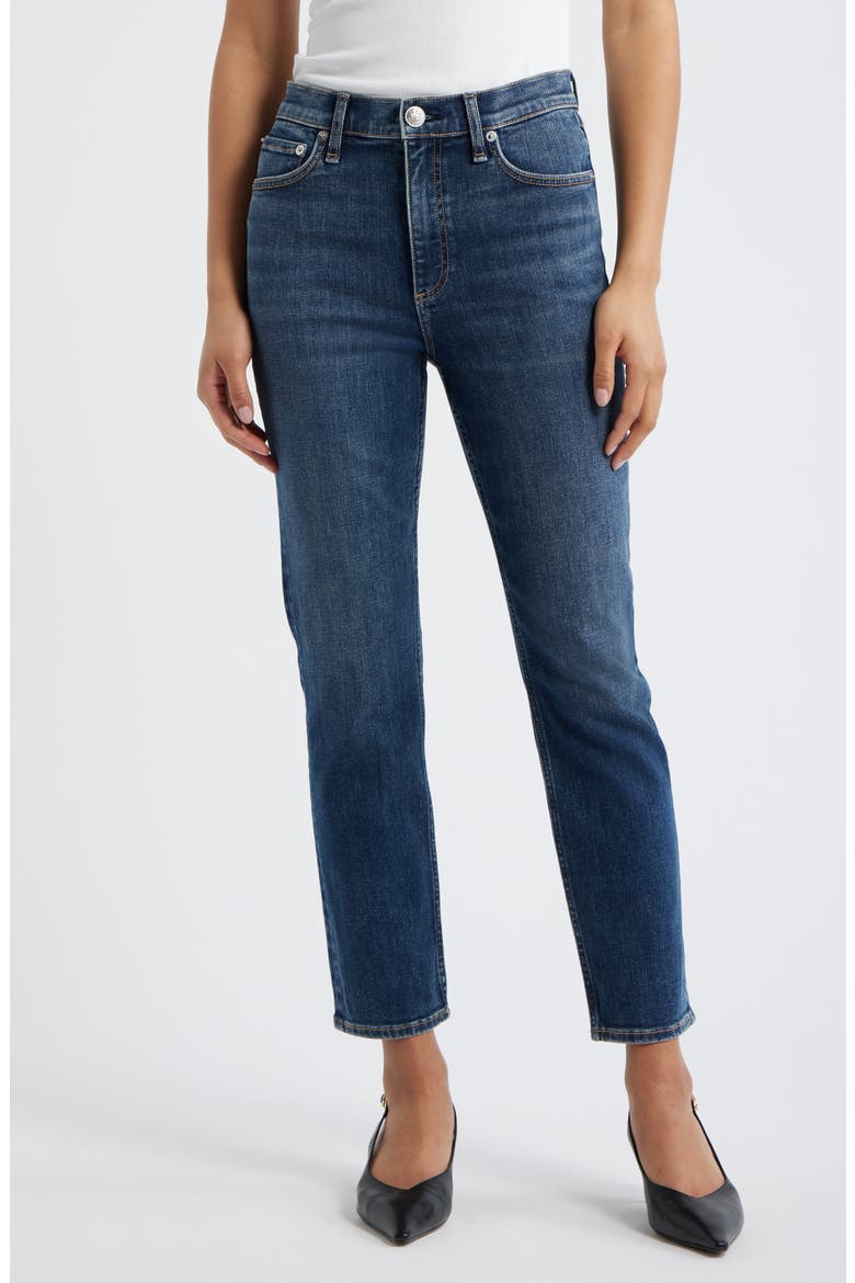 Flexi Wren Ankle Slim Leg Jeans, Main, color, TEO