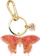 Solar Eclipse Hand Painted Swallowtail Key Chain Bag Charm