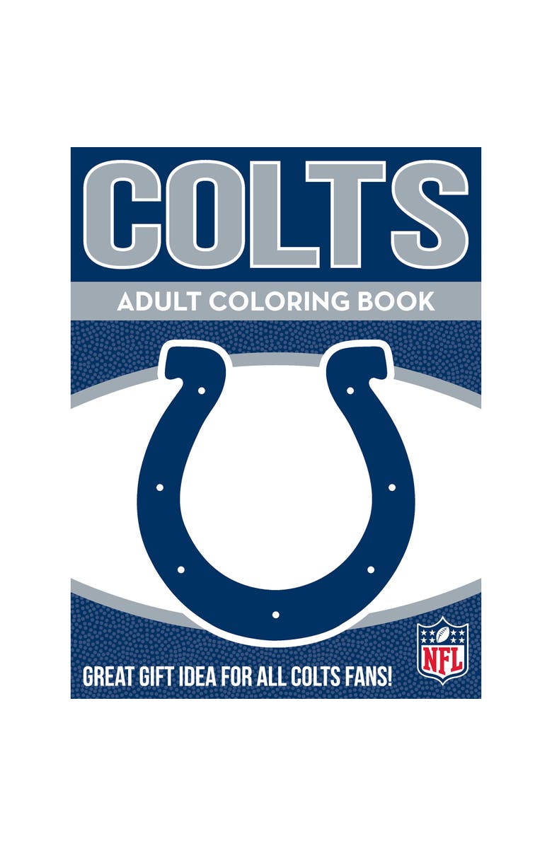 Sportszone In the Sports Zone NFL Adult Coloring Book, Indianapolis Colts, Main, color, Multicolored