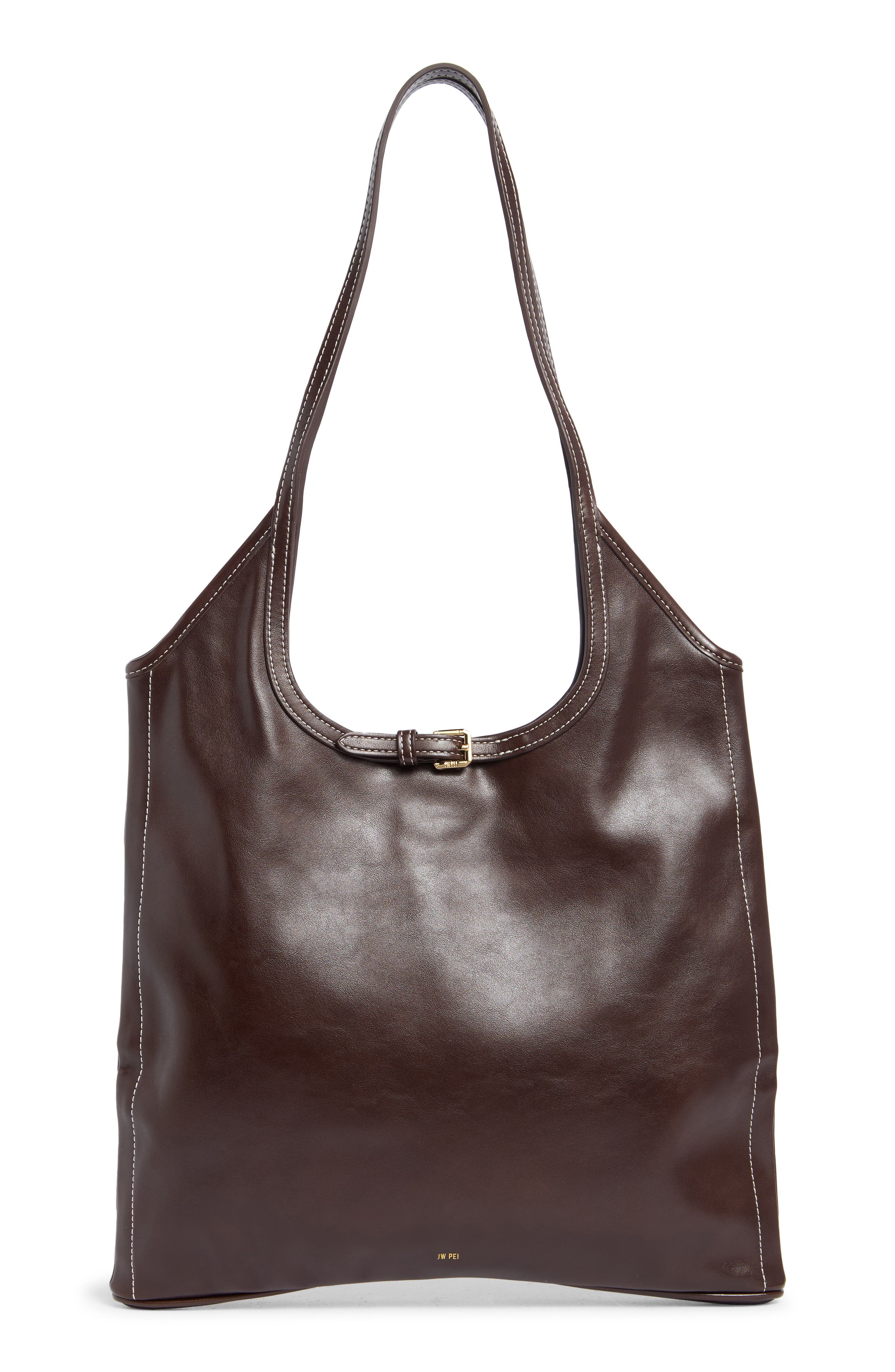 Brooke Belted Faux Leather Tote