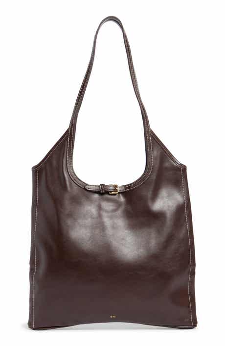 Brooke Belted Faux Leather Tote