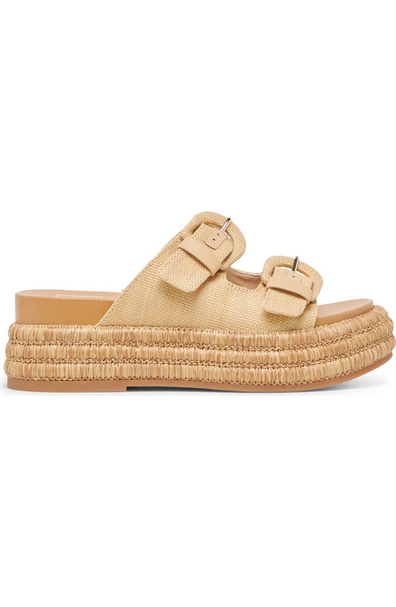 Dolce Vita Witny Platform Espadrille Sandal, Alternate, color, Natural Woven Raffia