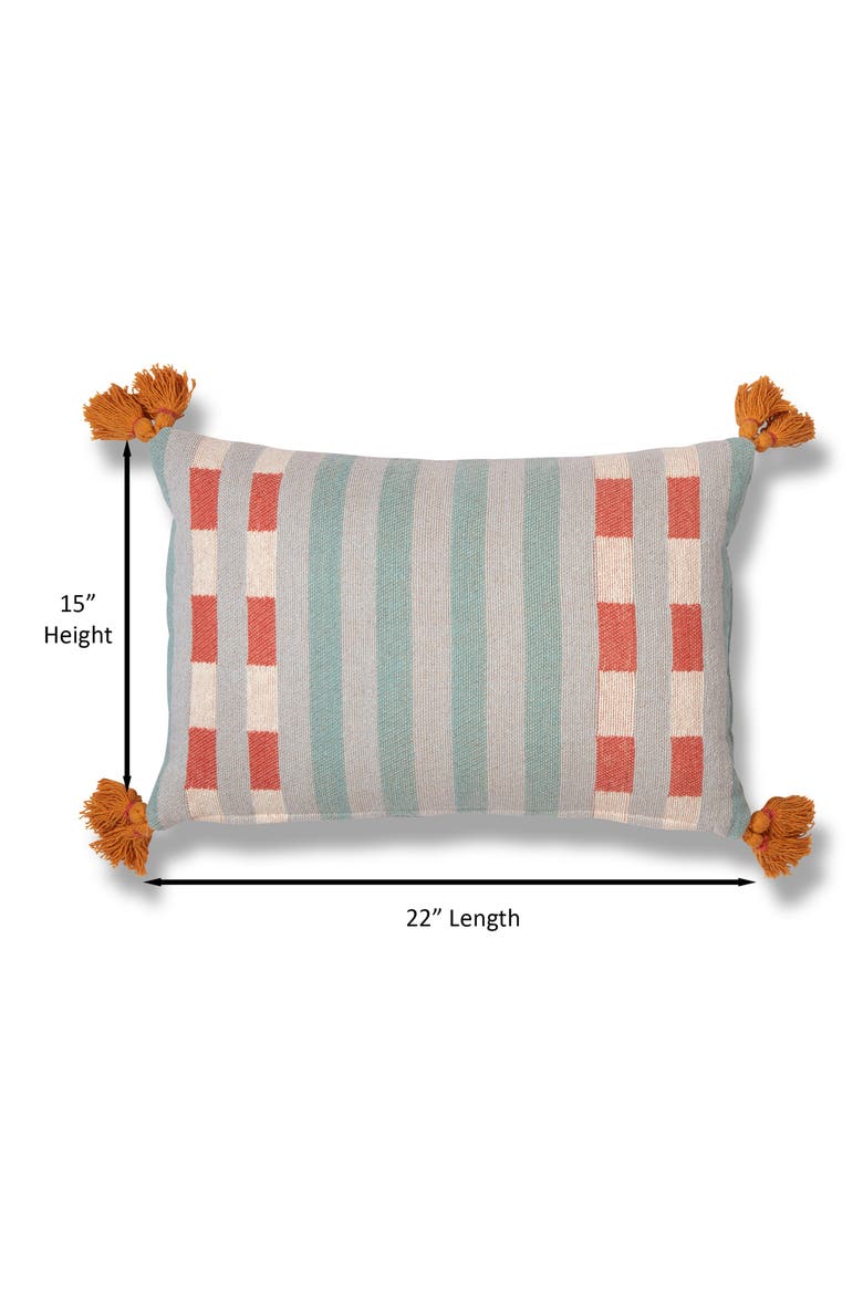 Desert Sky Throw Pillow, Alternate, color, BLUE MULTI