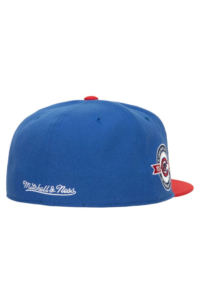 Mitchell & Ness Men's Mitchell & Ness Royal/Red Chicago Cubs Bases Loaded Fitted Hat, Alternate, color, Royal