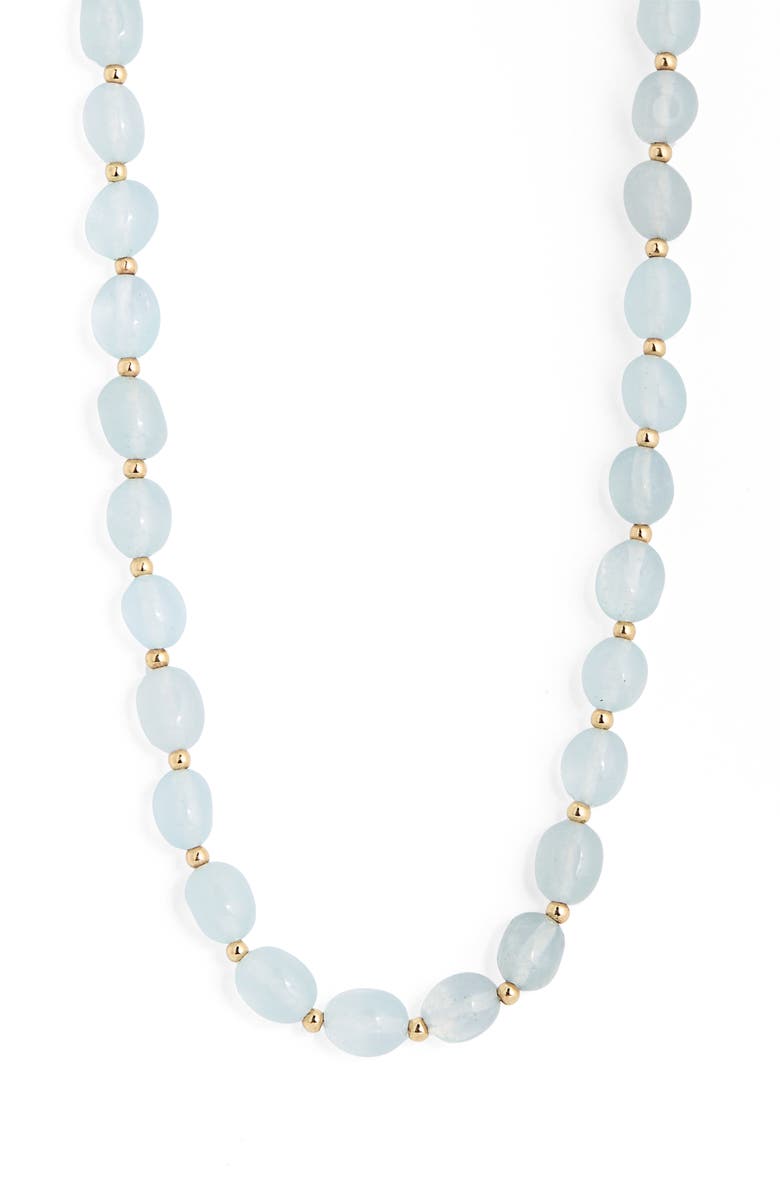 NATASHA Beaded Necklace, Main, color, Blue