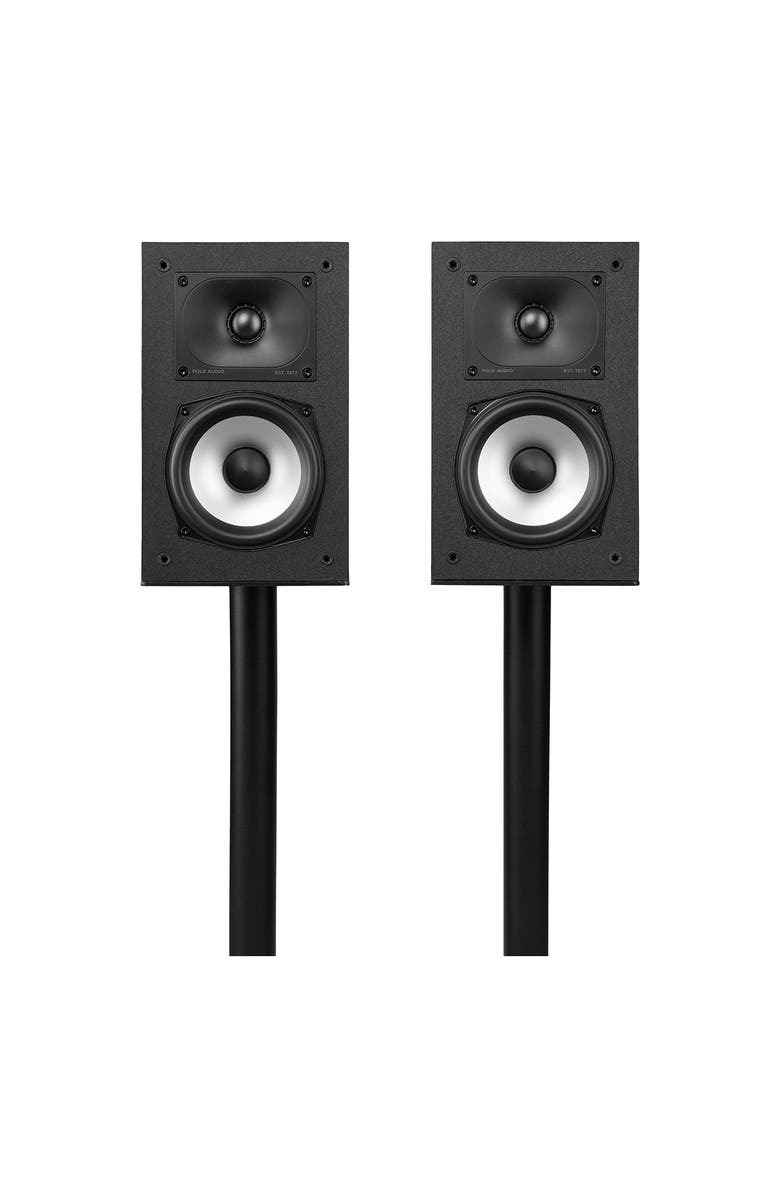 Polk Audio Monitor XT15 Compact High-Resolution Bookshelf Speakers - Pair, Main, color, Black