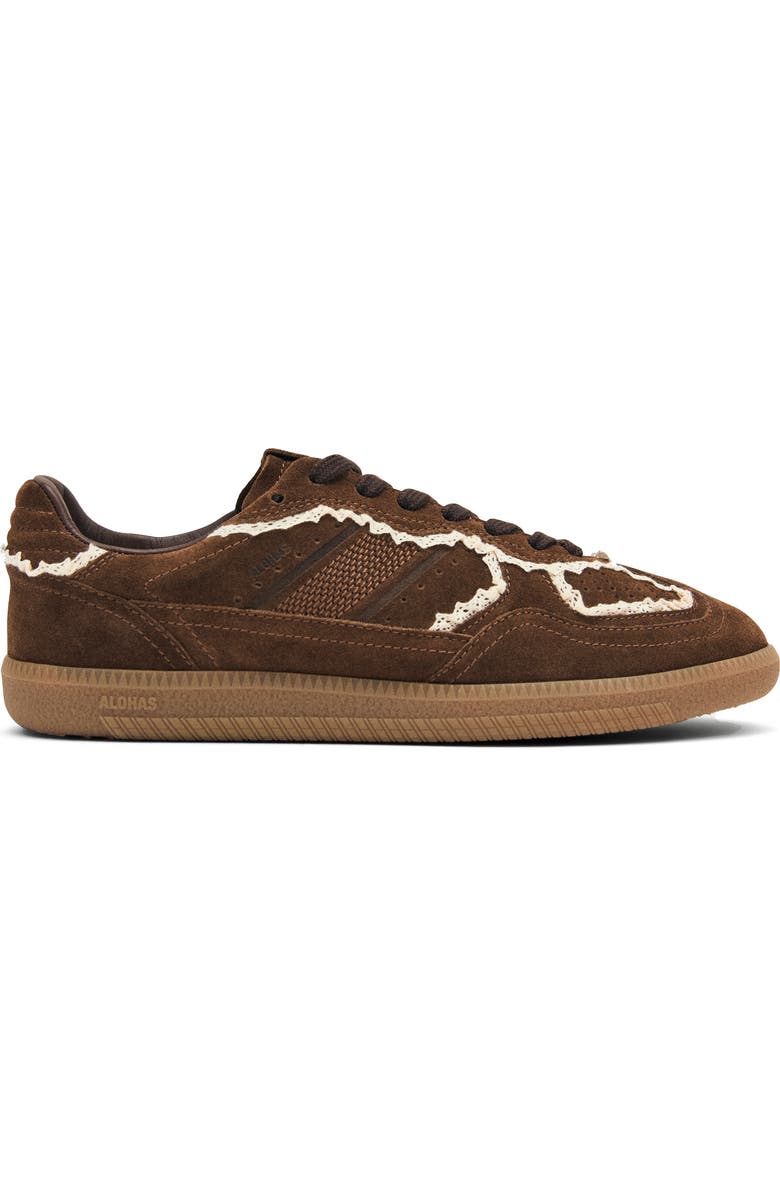 ALOHAS Tb.490 Crochet Trim Sneaker, Alternate, color, Crochet Chocolate