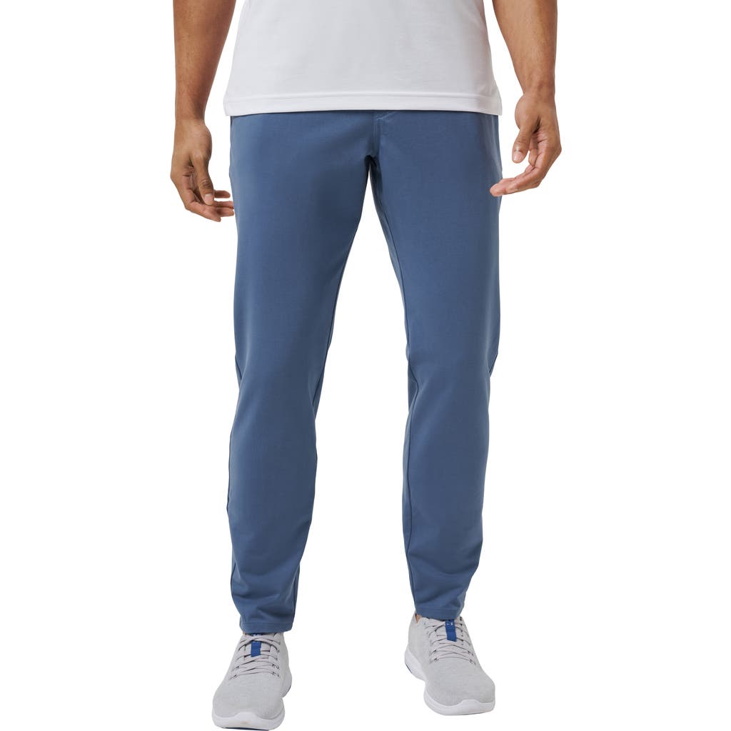 Travismathew Stretchknit Drawstring Pants In Blue