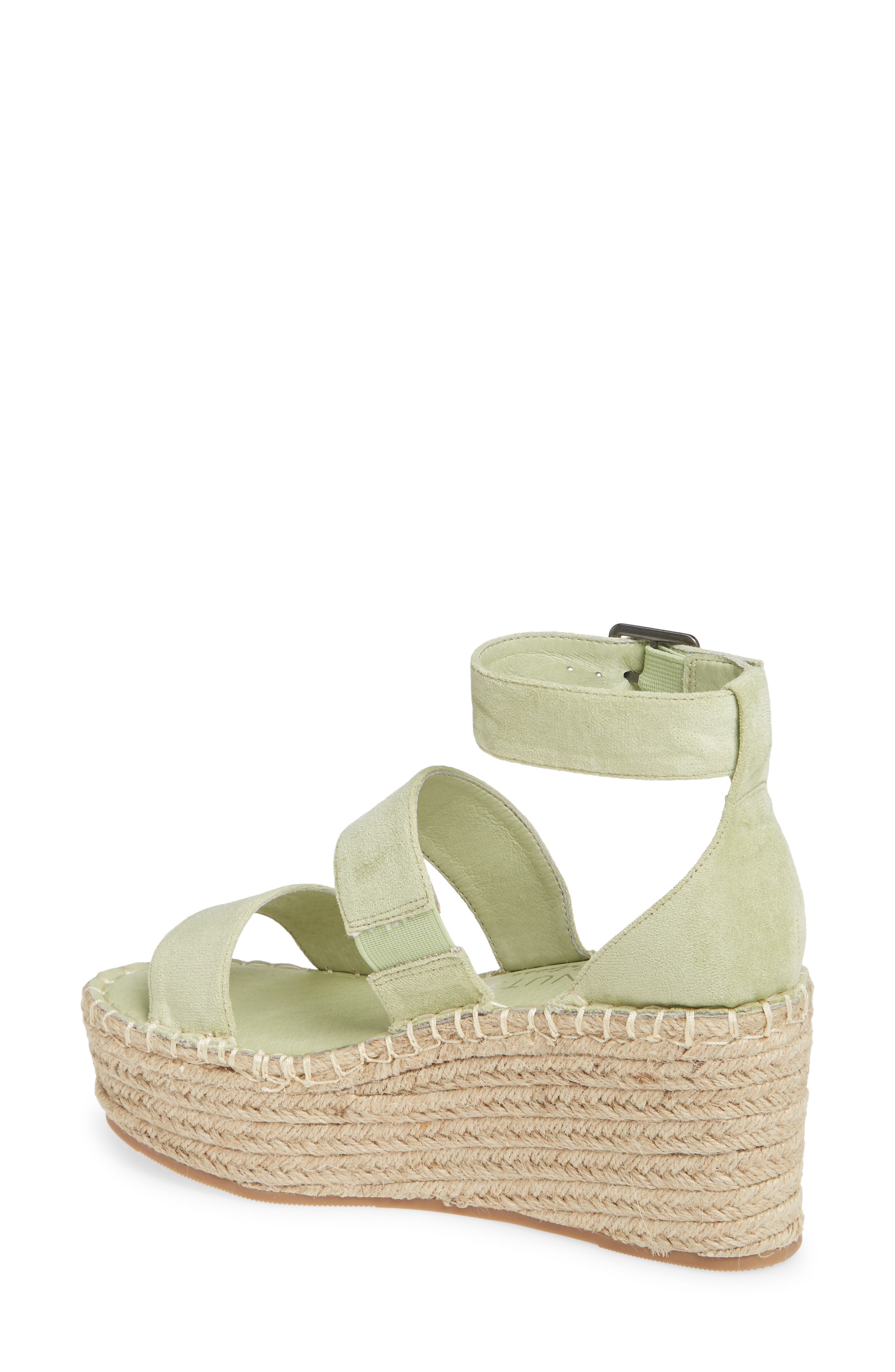 Soire Platform Wedge Sandal, Alternate, color, MINT FABRIC