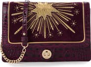 Brahmin Wendy Croc Embossed Leather Crossbody Bag