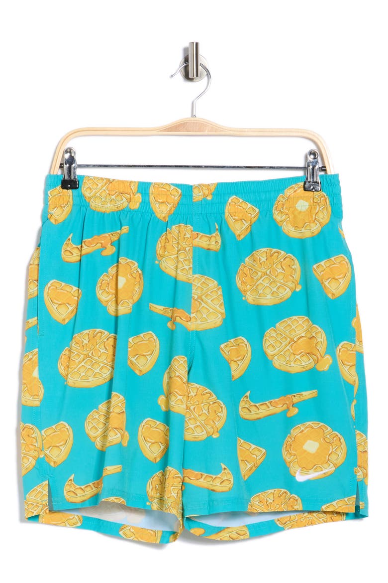 Volley Swim Trunks, Alternate, color, DUSTY CACTUS