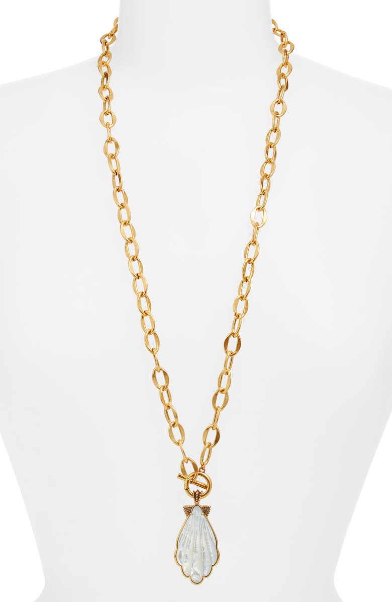 Kendra Scott Alexa Mother of Pearl Statement Necklace, Alternate, color, 